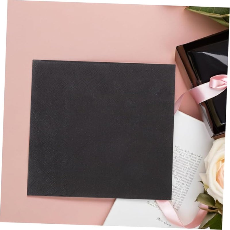 Prettyzoom 25 حزمة مناديل غداء زخرفية ناعمة وماصة لحفلات أعياد الميلاد والزفاف - Image 4